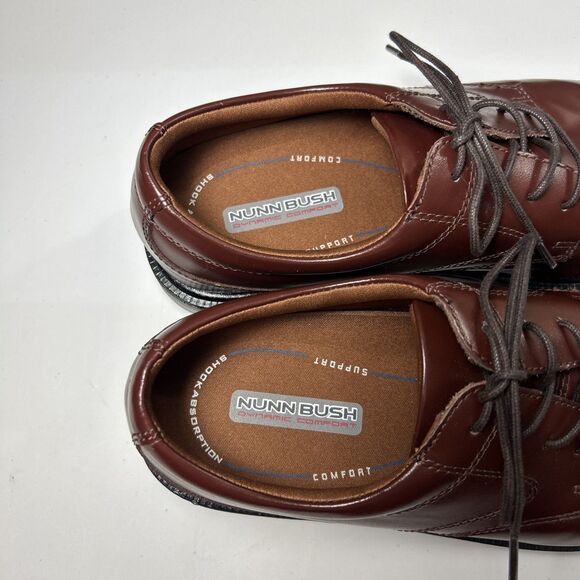 NEW Nunn Bush Dynamic Comfort Slip Resistant Turner Cognac 8.5 M With Box main image 7